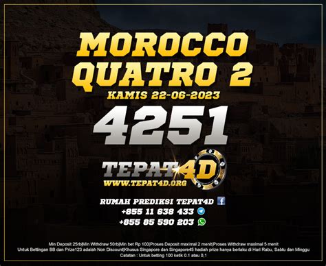 Result morocco quatro 3  Result morocco quatro3